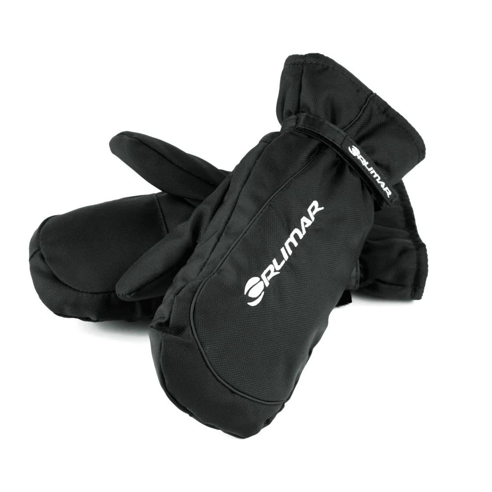 Orlimar Men's Cold Weather Golf Cart Mittens, One Size Fits Most, Black/White - Not Applicable
