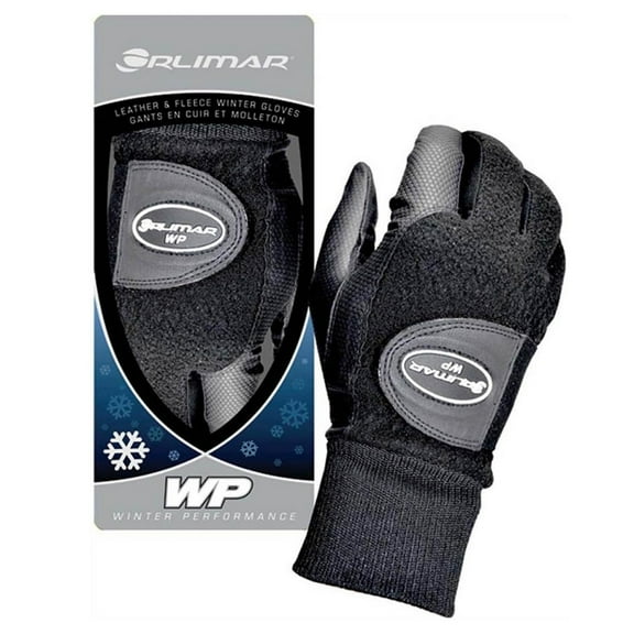 Orlimar Men's Winter Performance Cold Weather Golf Gloves (1 Pair), Small Black - Not Applicable