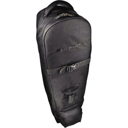 NEW Orlimar 6.0 Deluxe Wheeled Travel Cover for Golf Bag / Clubs - Black / Red