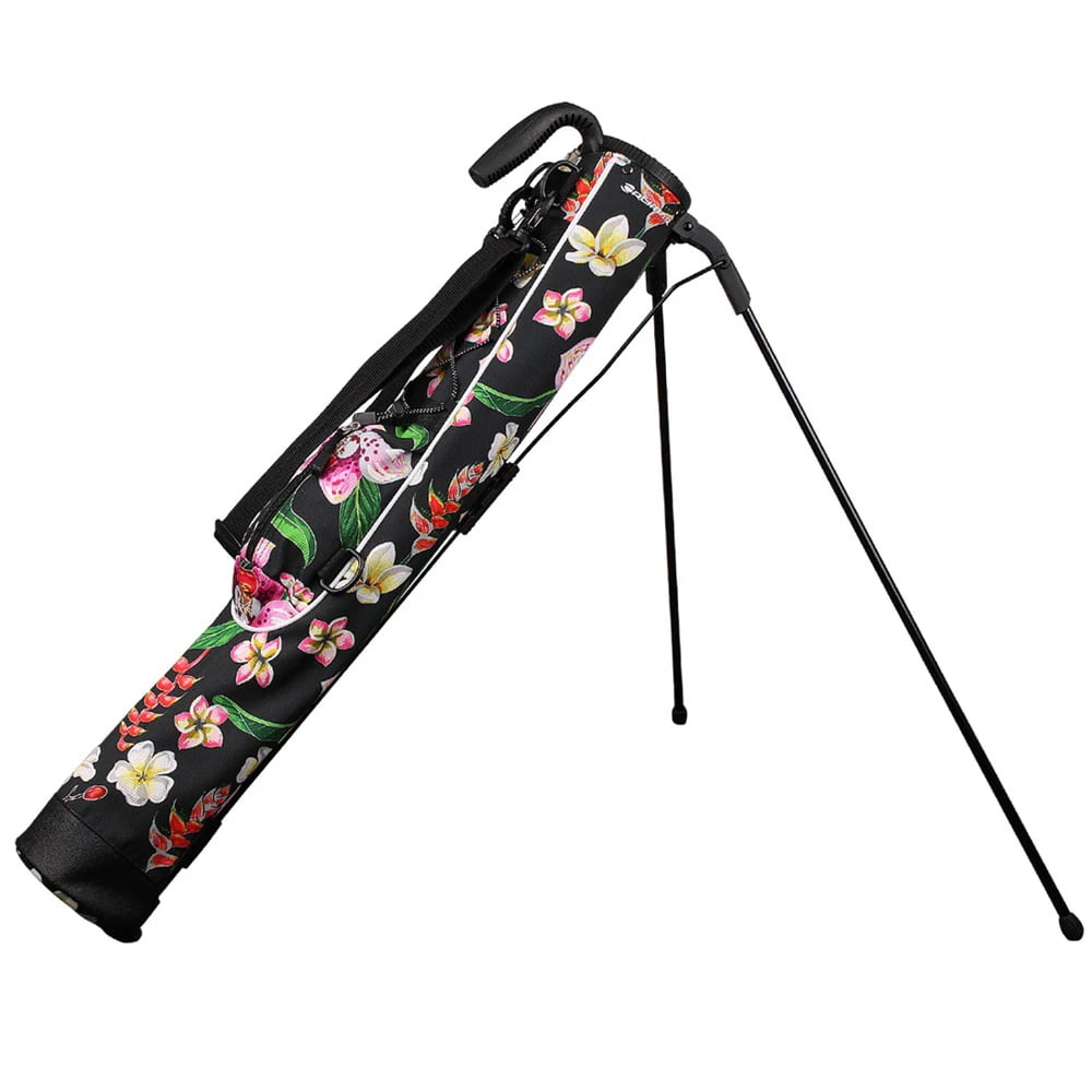 Orlimar Golf Pitch and Putt Light Weight Hibiscus Flowers (Sunday) Stand Bag -