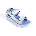 thumbnail image 1 of Orlimar Women's Hook and Loop Closure Spikeless Golf Sandal, 10 Medium Gry/Lilac -, 1 of 5