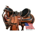 thumbnail image 1 of Orlov Hill Leather Western Barrel Horse Saddle, 1 of 10