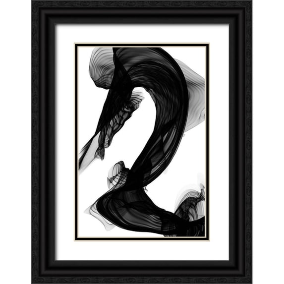 Orlov, Irena 11x14 Black Ornate Wood Framed with Double Matting Museum Art Print Titled - Black and White Modern Minimal III