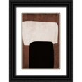 thumbnail image 1 of Orlov, Irena 11x14 Black Ornate Wood Framed with Double Matting Museum Art Print Titled - Mid Century Modern Art Abstract Shapes VI, 1 of 4
