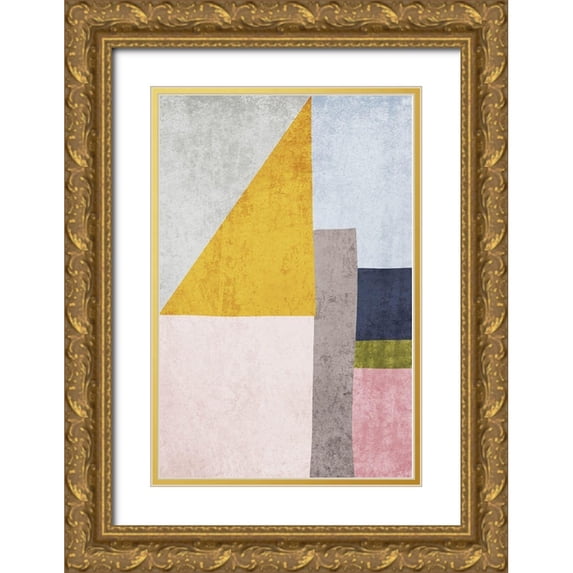 Orlov, Irena 11x14 Gold Ornate Wood Framed with Double Matting Museum Art Print Titled - Modern minimalist XVII