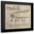thumbnail image 1 of Orlov, Irena 12x12 Black Modern Framed Museum Art Print Titled - Custom Vintage Aviation III, 1 of 5
