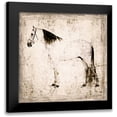 thumbnail image 1 of Orlov, Irena 12x12 Black Modern Framed Museum Art Print Titled - White Horse II, 1 of 5
