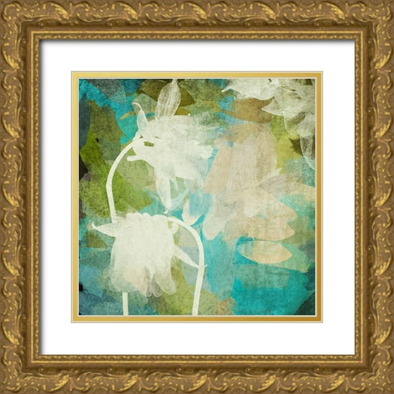 Orlov, Irena 12x12 Gold Ornate Wood Framed with Double Matting Museum Art Print Titled - Light Green