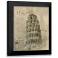 thumbnail image 1 of Orlov, Irena 12x14 Black Modern Framed Museum Art Print Titled - Remembering Italy, 1 of 5