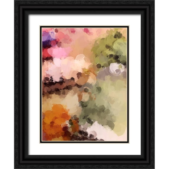 Orlov, Irena 12x14 Black Ornate Wood Framed with Double Matting Museum Art Print Titled - Color and Shape III