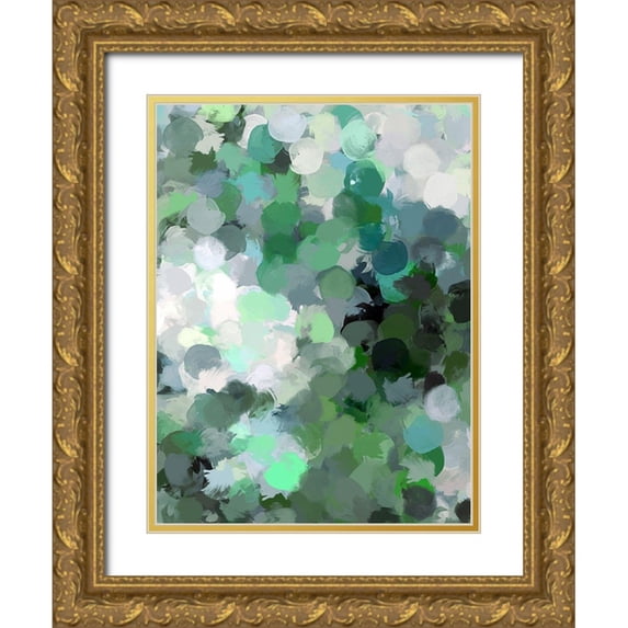 Orlov, Irena 12x14 Gold Ornate Wood Framed with Double Matting Museum Art Print Titled - Color Expression IV