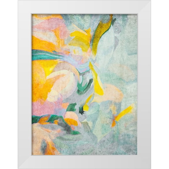 Orlov, Irena 12x14 White Modern Wood Framed Museum Art Print Titled - Neutral Flow II
