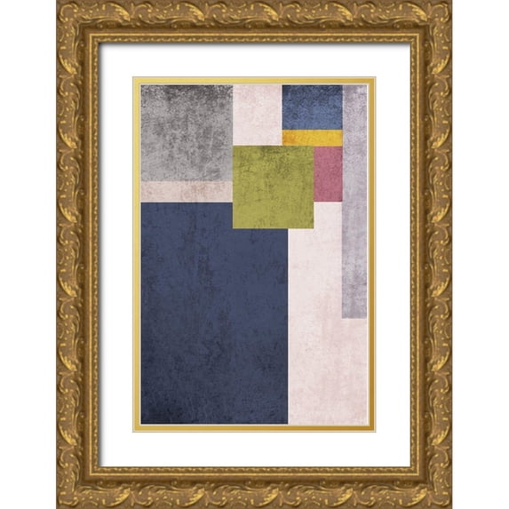 Orlov, Irena 13x18 Gold Ornate Wood Framed with Double Matting Museum Art Print Titled - Modern minimalist XV