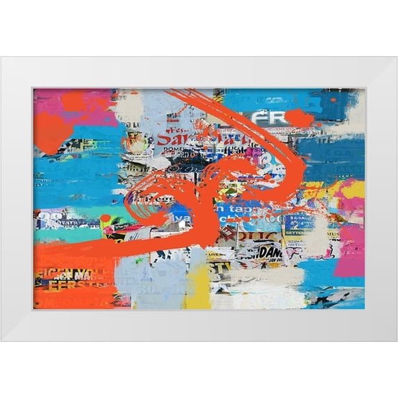 Orlov, Irena 14x11 White Modern Wood Framed Museum Art Print Titled - Doesnt Mean Anything