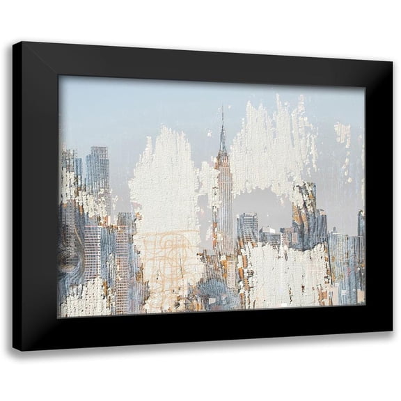 Orlov, Irena 14x12 Black Modern Framed Museum Art Print Titled - Textures of New York