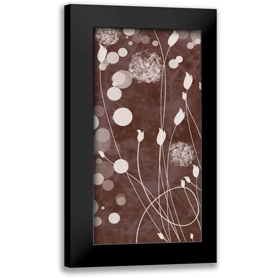 Orlov, Irena 14x24 Black Modern Framed Museum Art Print Titled - Botany Expressions VI