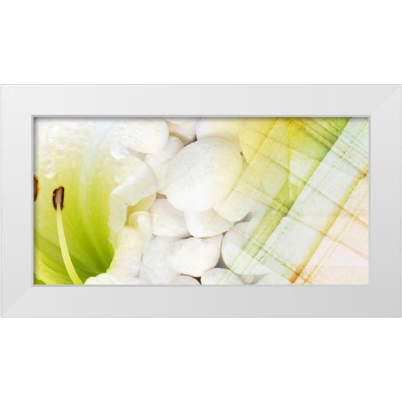 Orlov, Irena 14x9 White Modern Wood Framed Museum Art Print Titled - Serene Photo Collage VI