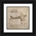 thumbnail image 1 of Orlov, Irena 15x15 Black Ornate Wood Framed with Double Matting Museum Art Print Titled - Vintage Aviation IV, 1 of 4