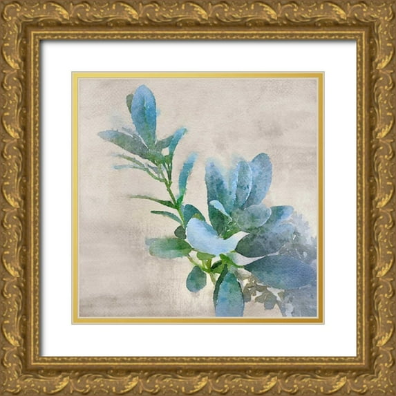 Orlov, Irena 15x15 Gold Ornate Wood Framed with Double Matting Museum Art Print Titled - Delicate Balance