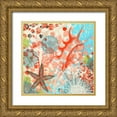 thumbnail image 1 of Orlov, Irena 15x15 Gold Ornate Wood Framed with Double Matting Museum Art Print Titled - Exotic Sea Life V, 1 of 4