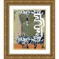 thumbnail image 1 of Orlov, Irena 15x18 Gold Ornate Wood Framed with Double Matting Museum Art Print Titled - Exit, 1 of 4