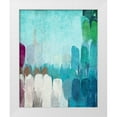 thumbnail image 1 of Orlov, Irena 15x18 White Modern Wood Framed Museum Art Print Titled - Abstract the Blues II, 1 of 4