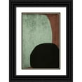 thumbnail image 1 of Orlov, Irena 17x24 Black Ornate Wood Framed with Double Matting Museum Art Print Titled - Mid Century Modern Art Abstract Shapes III, 1 of 4