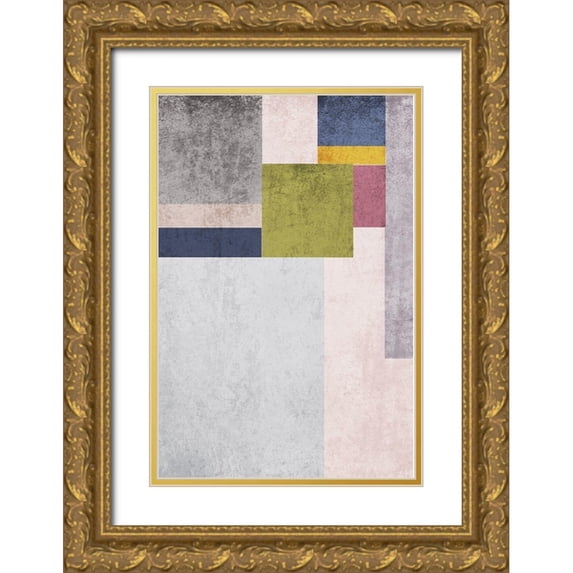 Orlov, Irena 17x24 Gold Ornate Wood Framed with Double Matting Museum Art Print Titled - Modern minimalist XVI