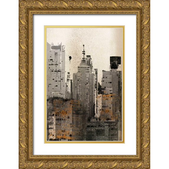 Orlov, Irena 17x24 Gold Ornate Wood Framed with Double Matting Museum Art Print Titled - New York Invite