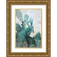 thumbnail image 1 of Orlov, Irena 17x24 Gold Ornate Wood Framed with Double Matting Museum Art Print Titled - Rustic Cactus, 1 of 4