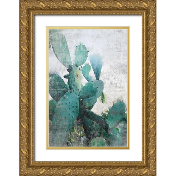 Orlov, Irena 17x24 Gold Ornate Wood Framed with Double Matting Museum Art Print Titled - Rustic Cactus