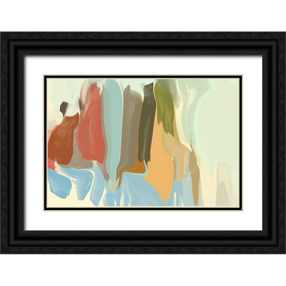 Orlov, Irena 18x13 Black Ornate Wood Framed with Double Matting Museum Art Print Titled - The Colourful Session