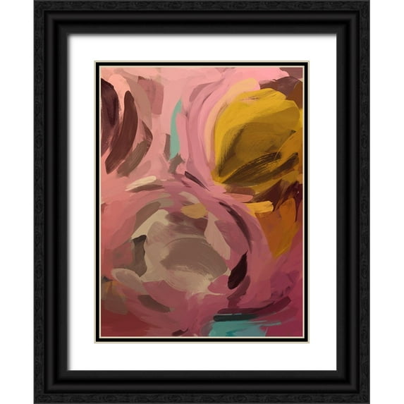 Orlov, Irena 19x24 Black Ornate Wood Framed with Double Matting Museum Art Print Titled - Color and Shape I