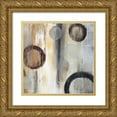 thumbnail image 1 of Orlov, Irena 20x20 Gold Ornate Wood Framed with Double Matting Museum Art Print Titled - Geometric Abstraction II, 1 of 4