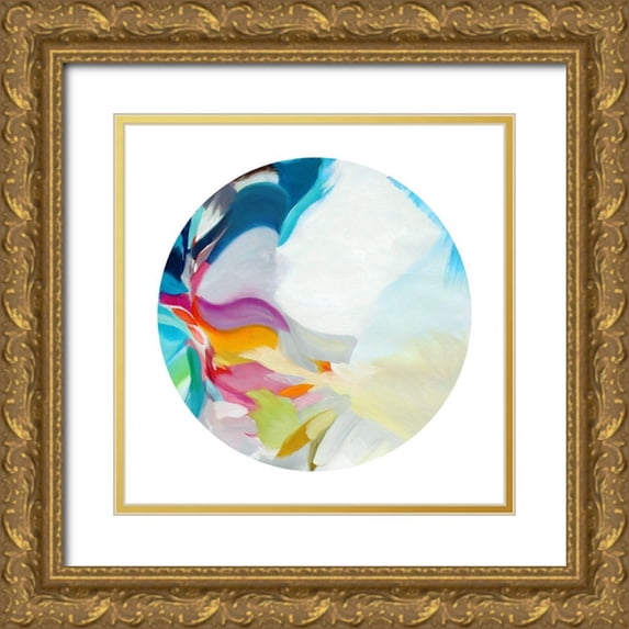 Orlov, Irena 20x20 Gold Ornate Wood Framed with Double Matting Museum Art Print Titled - Song of the Sea