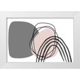 thumbnail image 1 of Orlov, Irena 24x17 White Modern Wood Framed Museum Art Print Titled - Minimalist Pink Gray Palette, 1 of 4