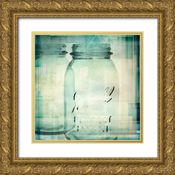 Orlov, Irena 26x26 Gold Ornate Wood Framed with Double Matting Museum Art Print Titled - Canning Season IV