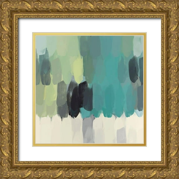 Orlov, Irena 26x26 Gold Ornate Wood Framed with Double Matting Museum Art Print Titled - Liquid Wisdom