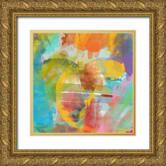 Orlov, Irena 26x26 Gold Ornate Wood Framed with Double Matting Museum Art Print Titled - Touch II