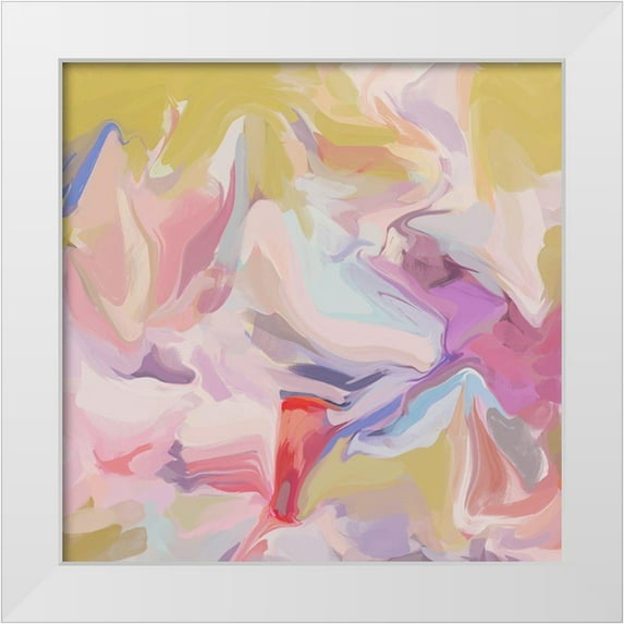 Orlov, Irena 26x26 White Modern Wood Framed Museum Art Print Titled - Freedom of expression II