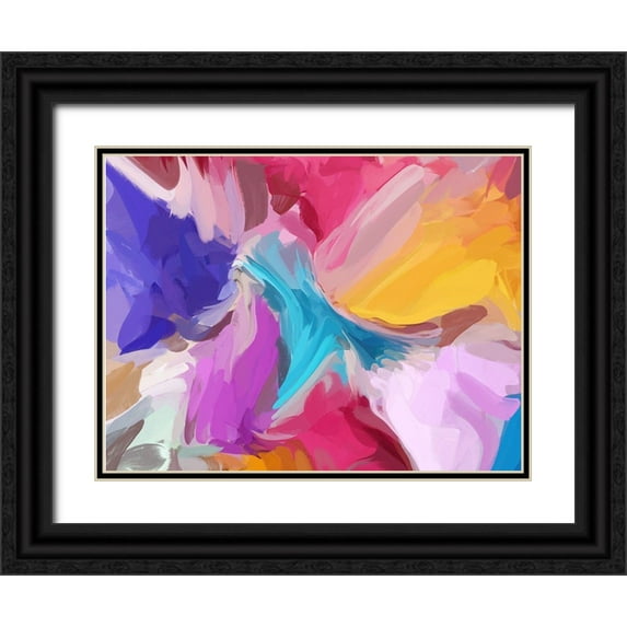 Orlov, Irena 32x25 Black Ornate Wood Framed with Double Matting Museum Art Print Titled - Acceleration II