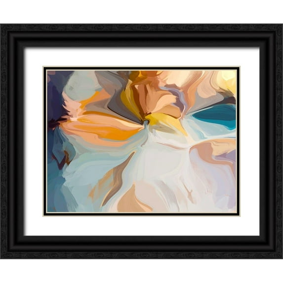 Orlov, Irena 32x25 Black Ornate Wood Framed with Double Matting Museum Art Print Titled - Through the Time