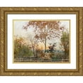 thumbnail image 1 of Orlov, Irena 32x25 Gold Ornate Wood Framed with Double Matting Museum Art Print Titled - Quiet place I, 1 of 4