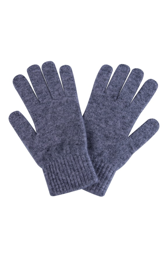 Classic Wool Gloves for Men and Women in Size M/L 100% Sheep Wool Men’s Gloves Winter Knit Gloves in Dark Gray