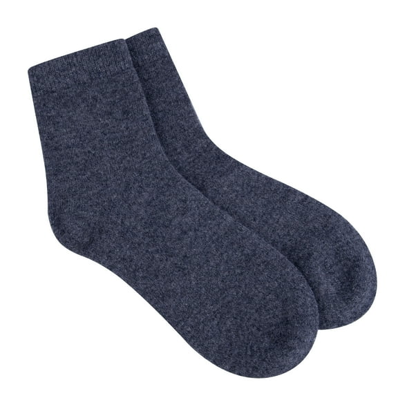 OrlovNY Classic Wool Socks in Size M-L 100% Sheep Wool Mens and Womens Socks Winter Knit Socks Warm Socks Crew Socks in Dark Gray