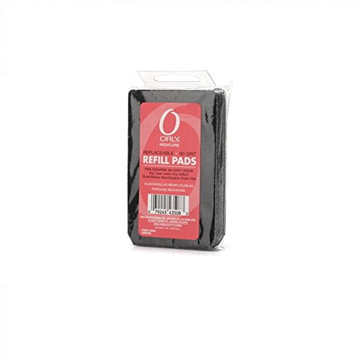 Orly Foot File Refill Pads - 80 grit (10pk) #23508