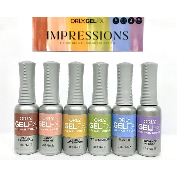 Orly GelFX Nail Polish IMPRESSIONS Spring 2022 Collection - FULL SET 6 Colors 3000156-161