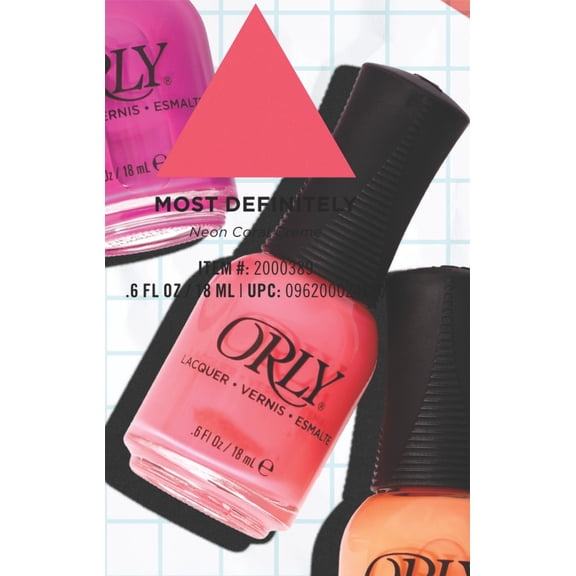 Orly Nail Lacquer Most Definitely .6fl oz/18ml #2000389