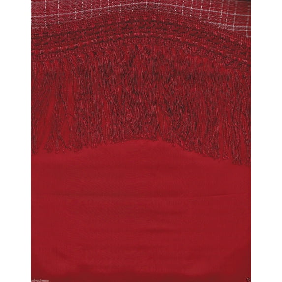 Orly's Dream New Elegant Curtain / Drape Set + Valance + Backing + Tie Backs "Marisol" BURGUNDY