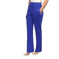 thumbnail image 1 of OrlyCollection Womens Elegant Bootcut Pants with Pocket(Royal,Small), 1 of 4